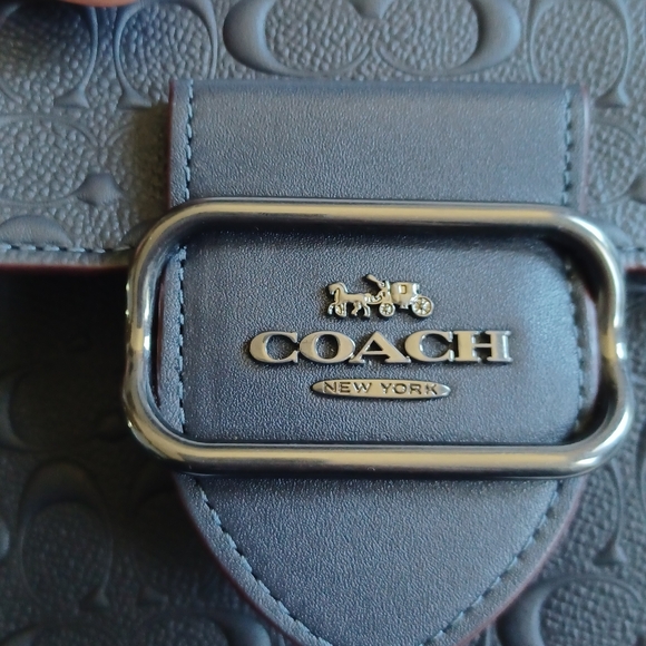 Coach HTF Morgan Top Handle & Wallet in Signature Monogram Leather - Picture 11 of 17